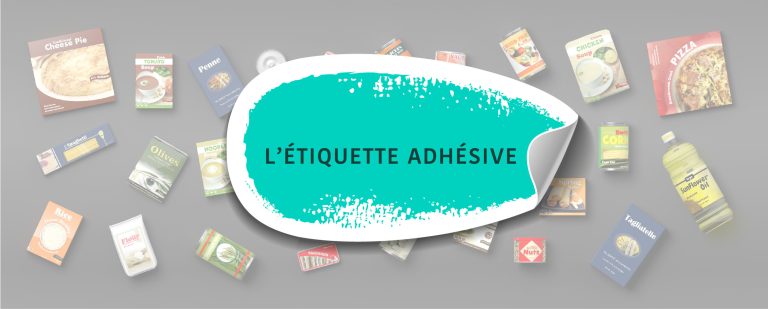 etiquette adhesive