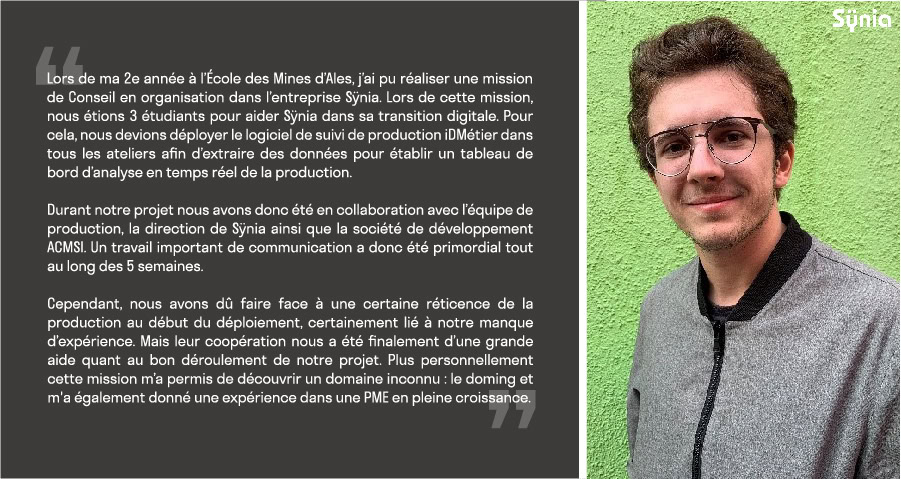 Temoignage_Louis temoignage stagiaire synia rse social