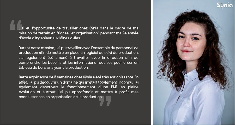 Temoignage_axelle temoignage stagiaire synia rse social