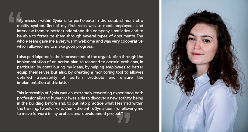 testimony_axelle_synia temoignage stagiaire synia rse social
