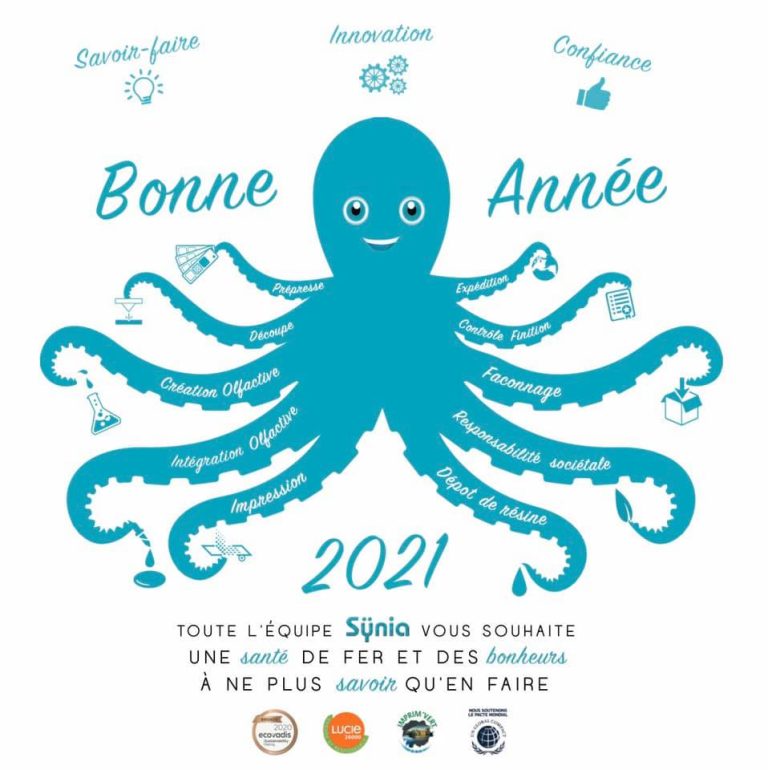 L'équipe Synia vous souhaite une bonne année 2021