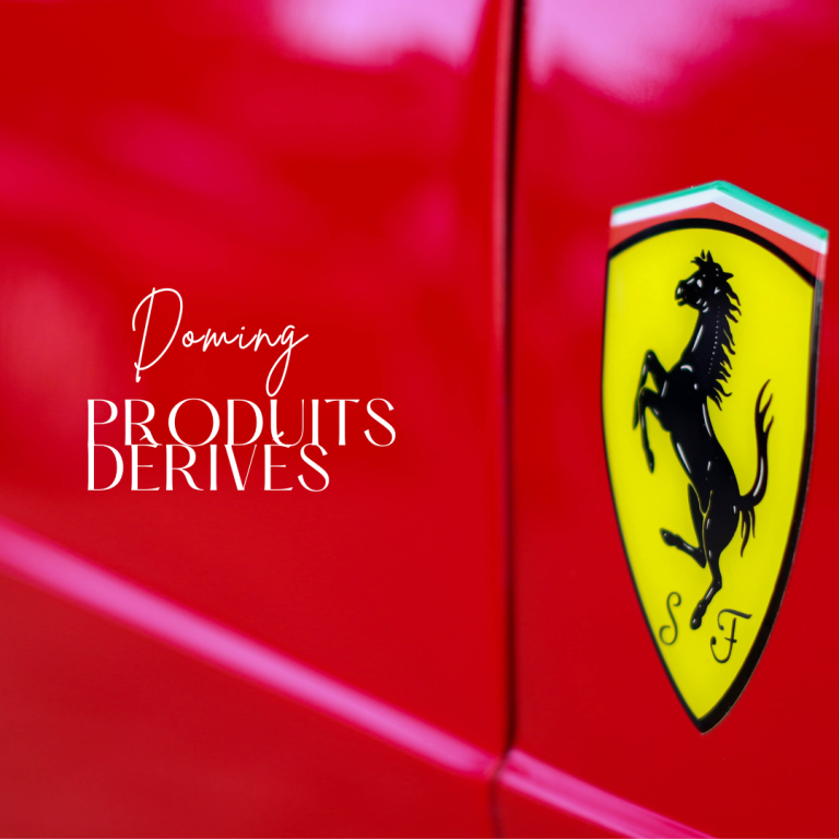 Doming etiquette - véhicule