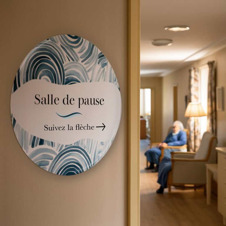 Etiquettes adhésives de signalétique